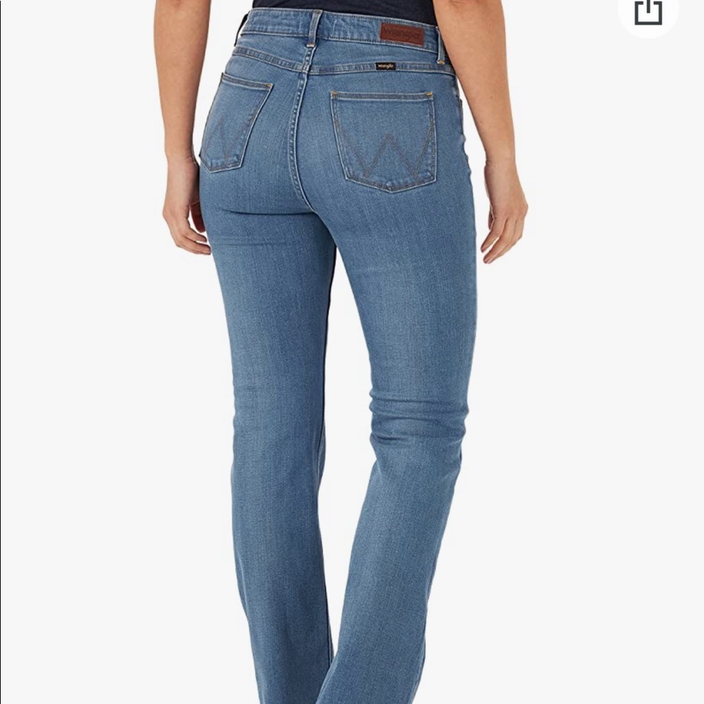Wrangler womens high rise bold boot jean